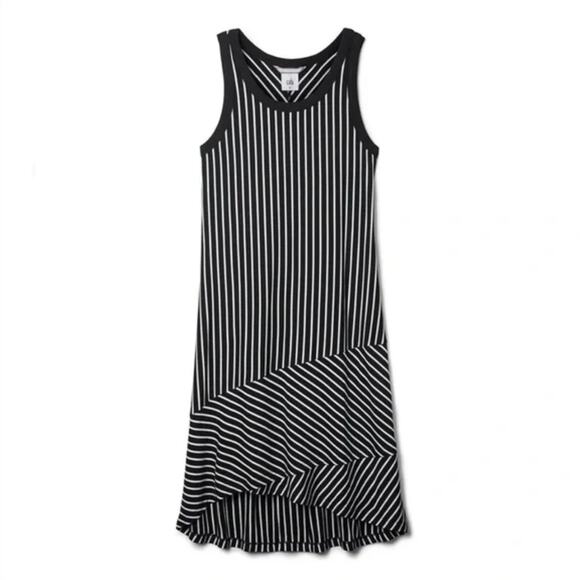 Cabi Striped ATC Wink Black Sleeveless Dress - Picture 4 of 12